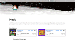 Desktop Screenshot of abstractionmusic.com