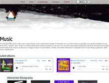 Tablet Screenshot of abstractionmusic.com